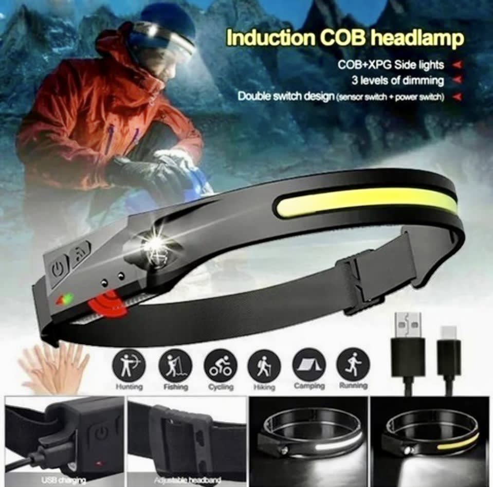 LINTERNA LED FRONTAL CINTI 350LM SENSOR MANO RECARGA 27011235