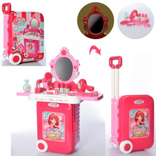 TOCADOR MALETA C/ESPEJO SONIDO Y ACC. 3 EN 1 50X21X60 CM 008-953A 2