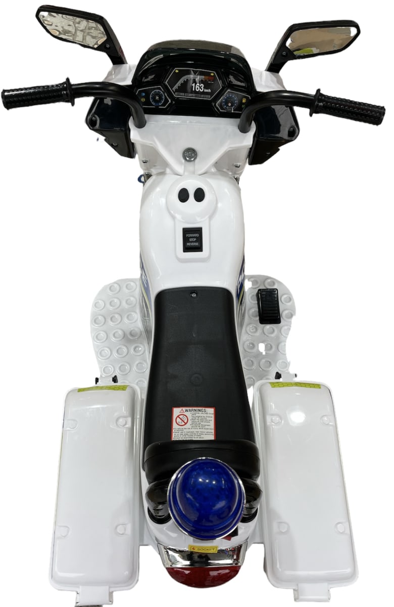 MOTOCICLETA A BATERIA POLICIA BLANCA TR19122
