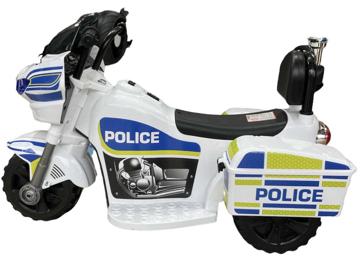 MOTOCICLETA A BATERIA POLICIA BLANCA TR1912 0