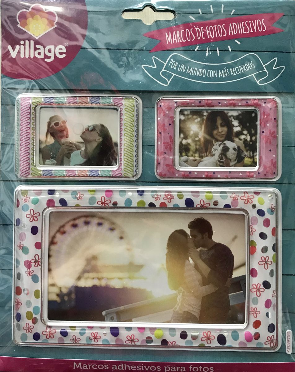 MARCOS FOTO CUADRADO ADHESIVO  0