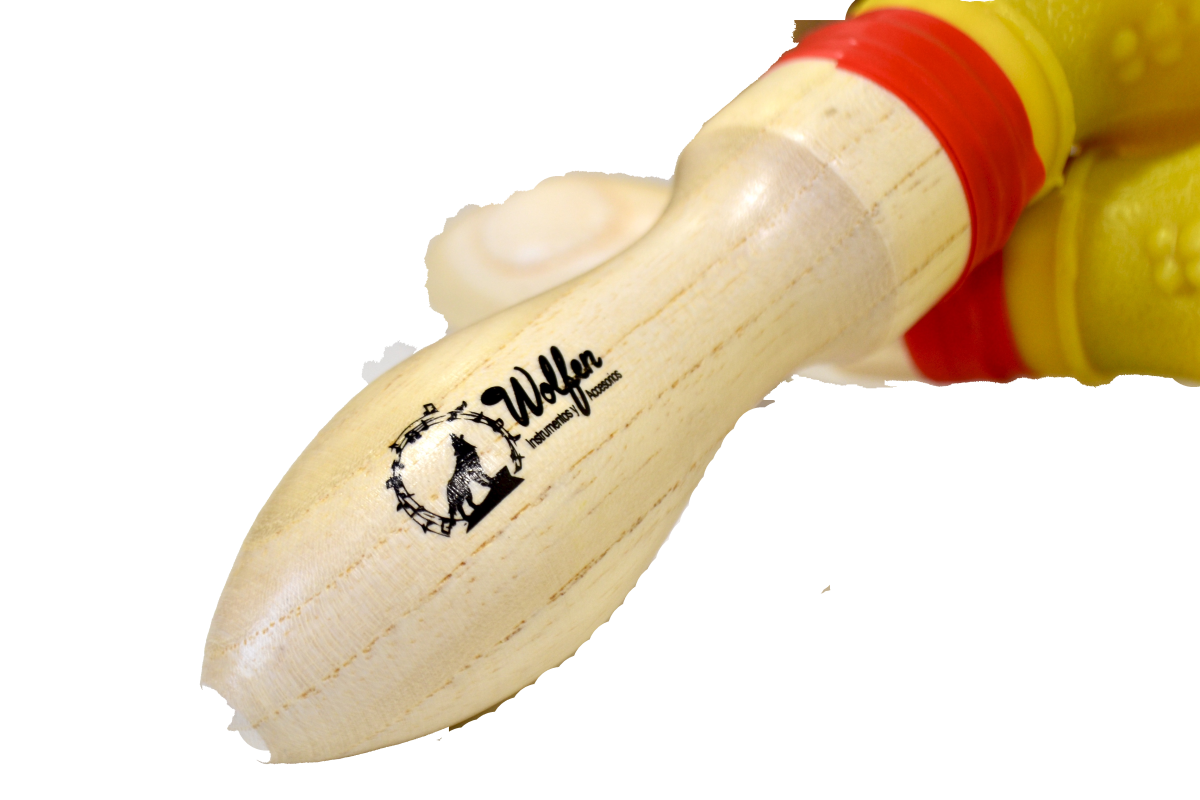 PAR DE MARACA GRANDE PLASTICA 22 CM1