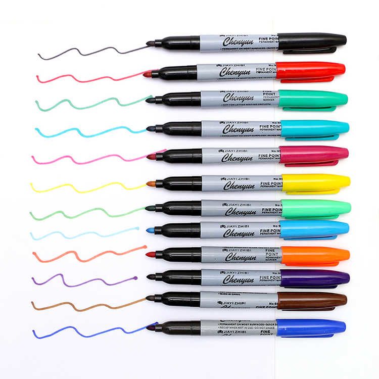 PLUMONES PERMANENTE 12 COLORES JP17947 1