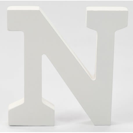 LETRAS DE MADERA BLANCO 11 CM14