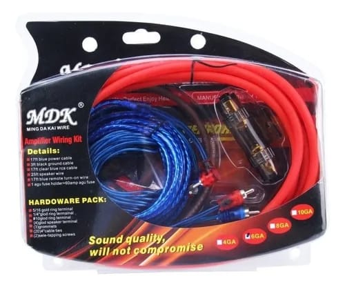 Kit de Audio 6GA 2500W 0