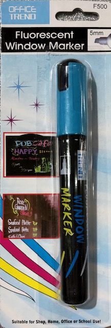 PLUMON TIZA P/PIZARRA NEGRA 5 MM FLUOR1