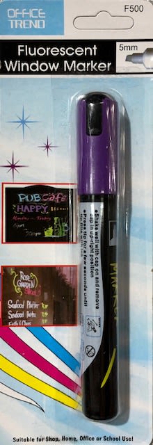 PLUMON TIZA P/PIZARRA NEGRA 5 MM FLUOR2