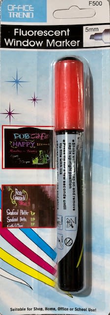 PLUMON TIZA P/PIZARRA NEGRA 5 MM FLUOR3