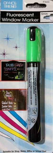 PLUMON TIZA P/PIZARRA NEGRA 5 MM FLUOR 3