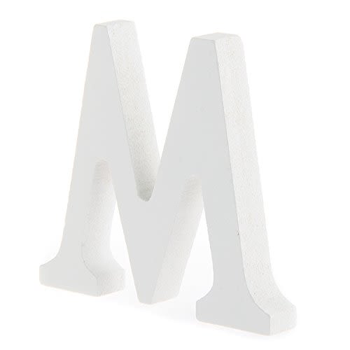 LETRAS DE MADERA BLANCO 11 CM13
