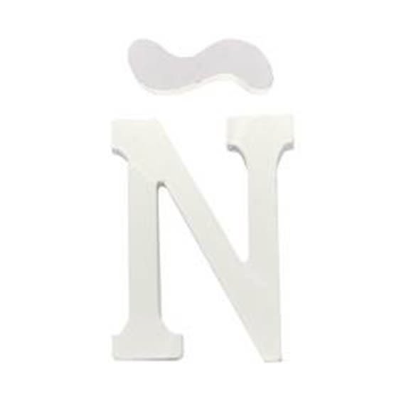 LETRAS DE MADERA BLANCO 11 CM15