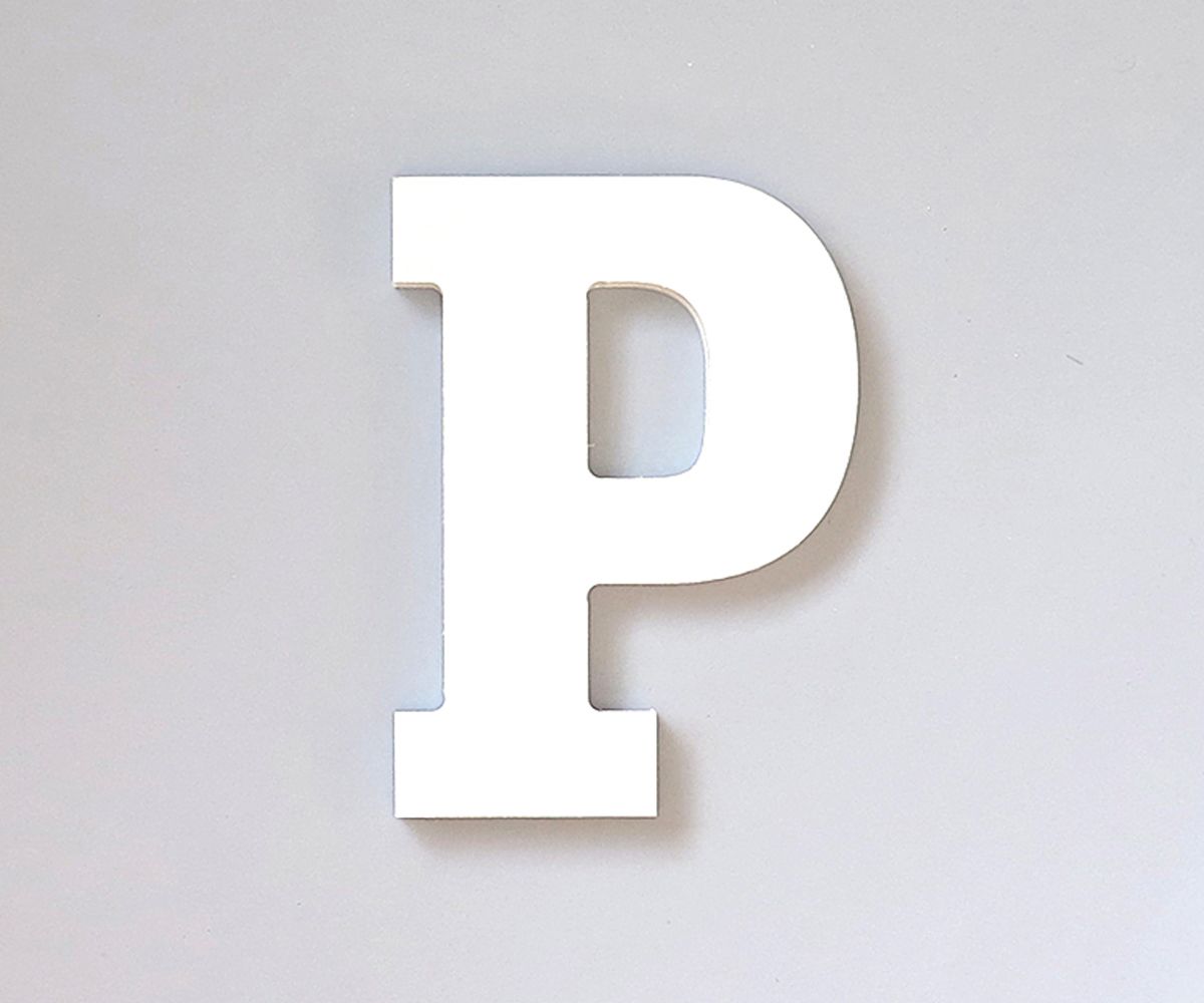 LETRAS DE MADERA BLANCO 11 CM16