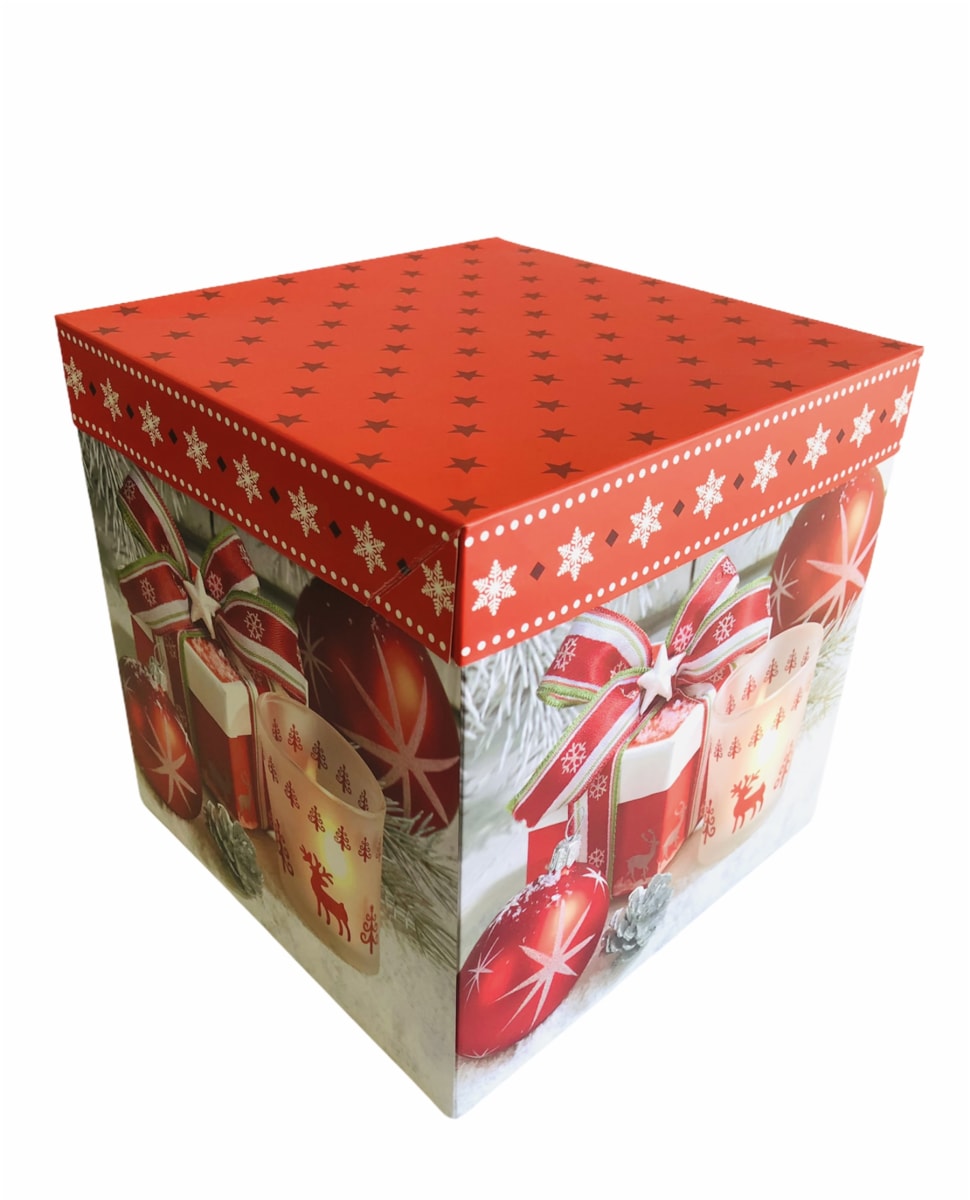 CAJAS PARA REGALO CON TAPA 22x22x22 CM F18368
