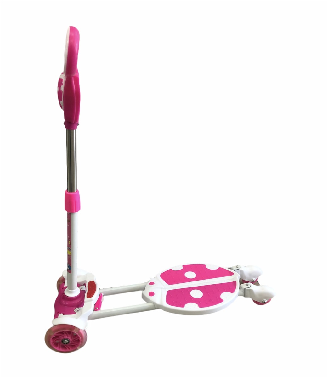 SCOOTER 4 RUEDAS TIJERA METALICO/PASTICO C/LUZ 161473