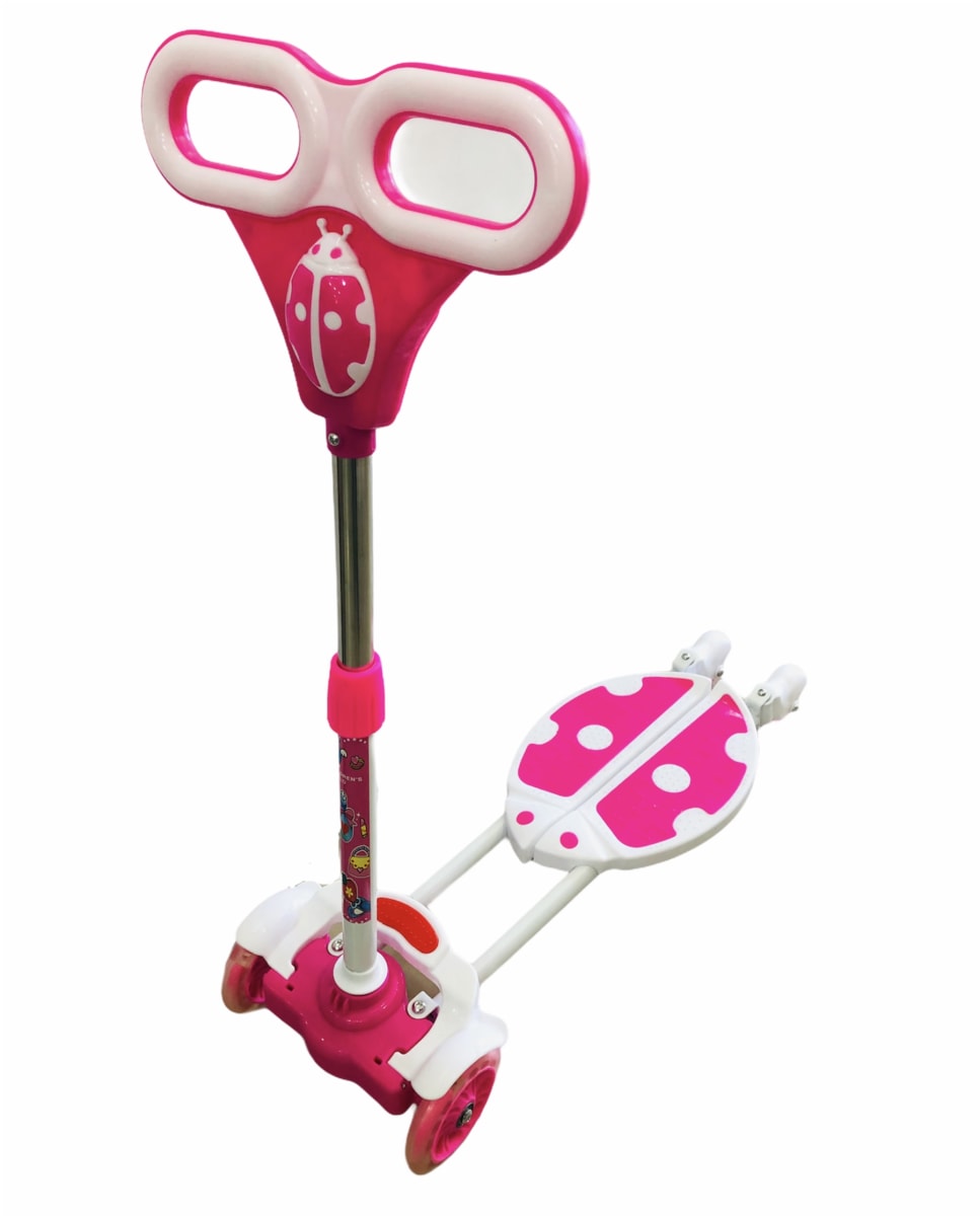 SCOOTER 4 RUEDAS TIJERA METALICO/PASTICO C/LUZ 161472