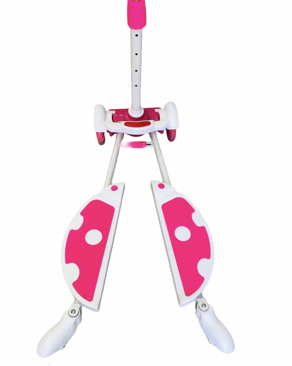 SCOOTER 4 RUEDAS TIJERA METALICO/PASTICO C/LUZ 161474