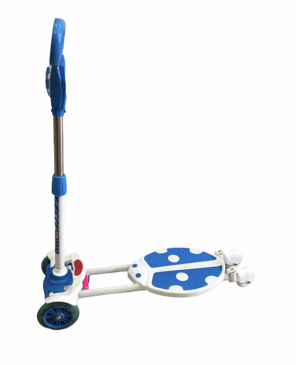 SCOOTER 4 RUEDAS TIJERA METALICO/PASTICO C/LUZ 161476