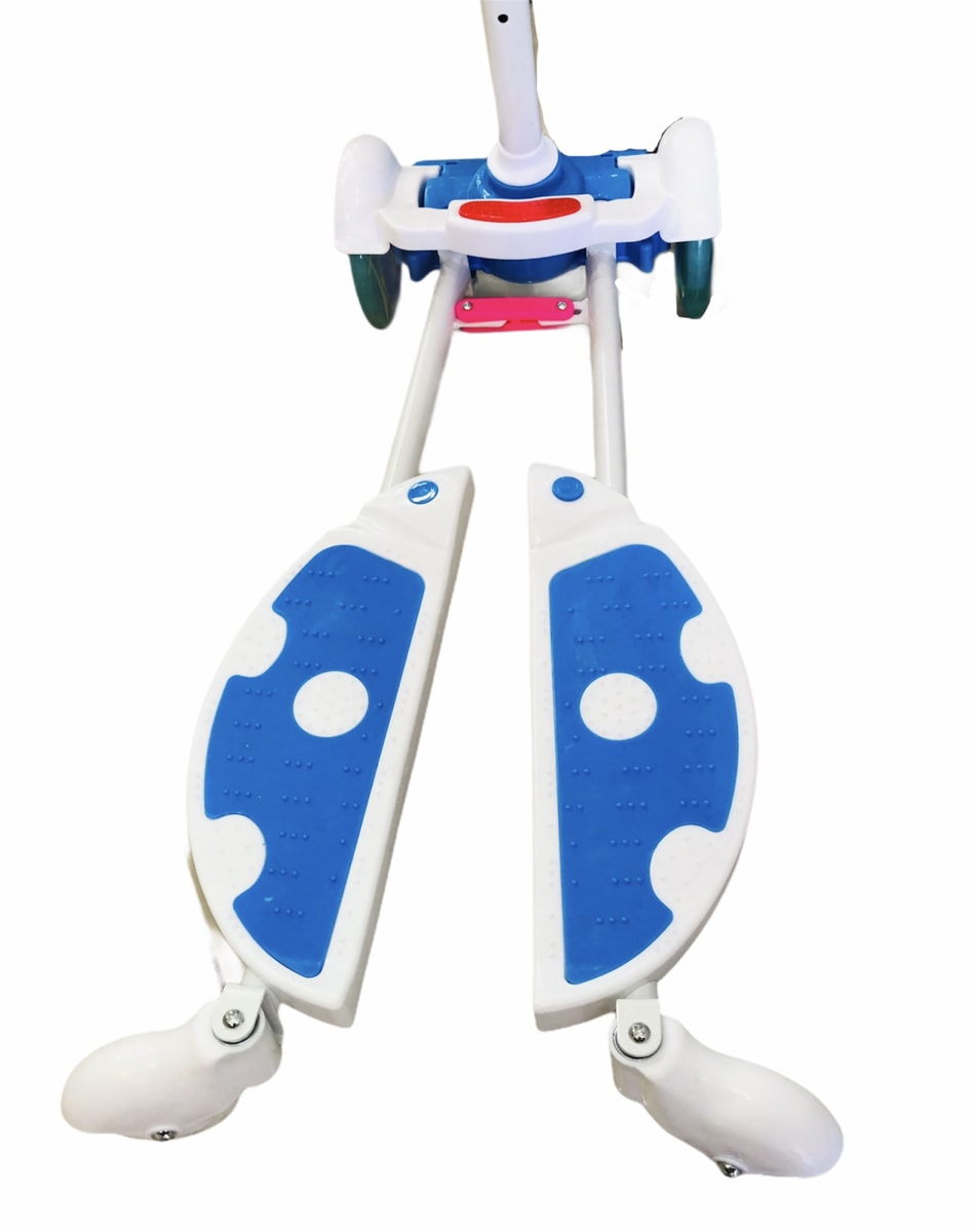 SCOOTER 4 RUEDAS TIJERA METALICO/PASTICO C/LUZ 161477