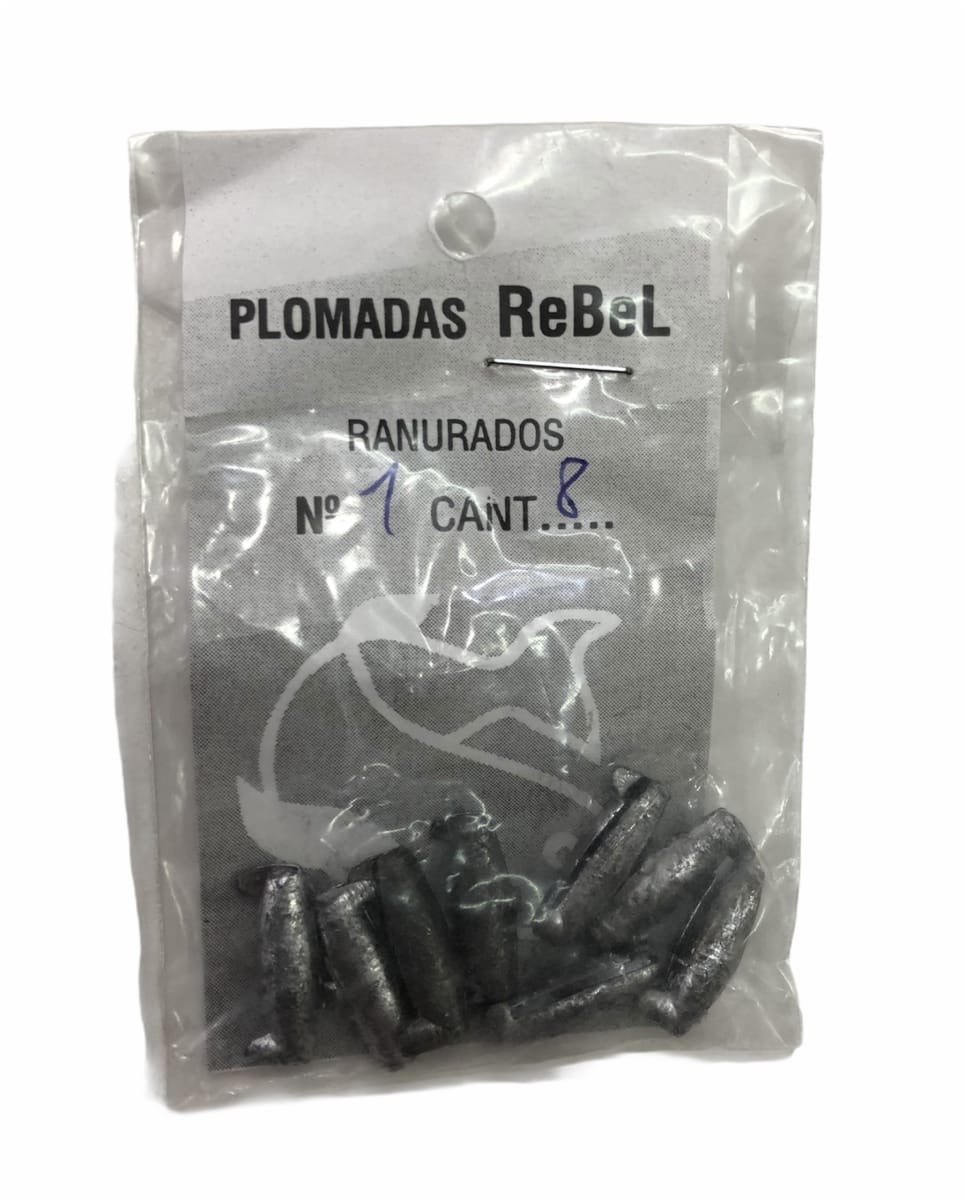 RANURADOS DE PESCA PLOMADAS REBEL 3