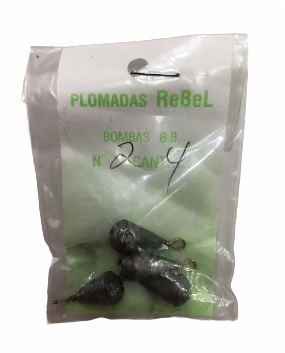 BOMBA DE PESCA PLOMADAS REBEL3