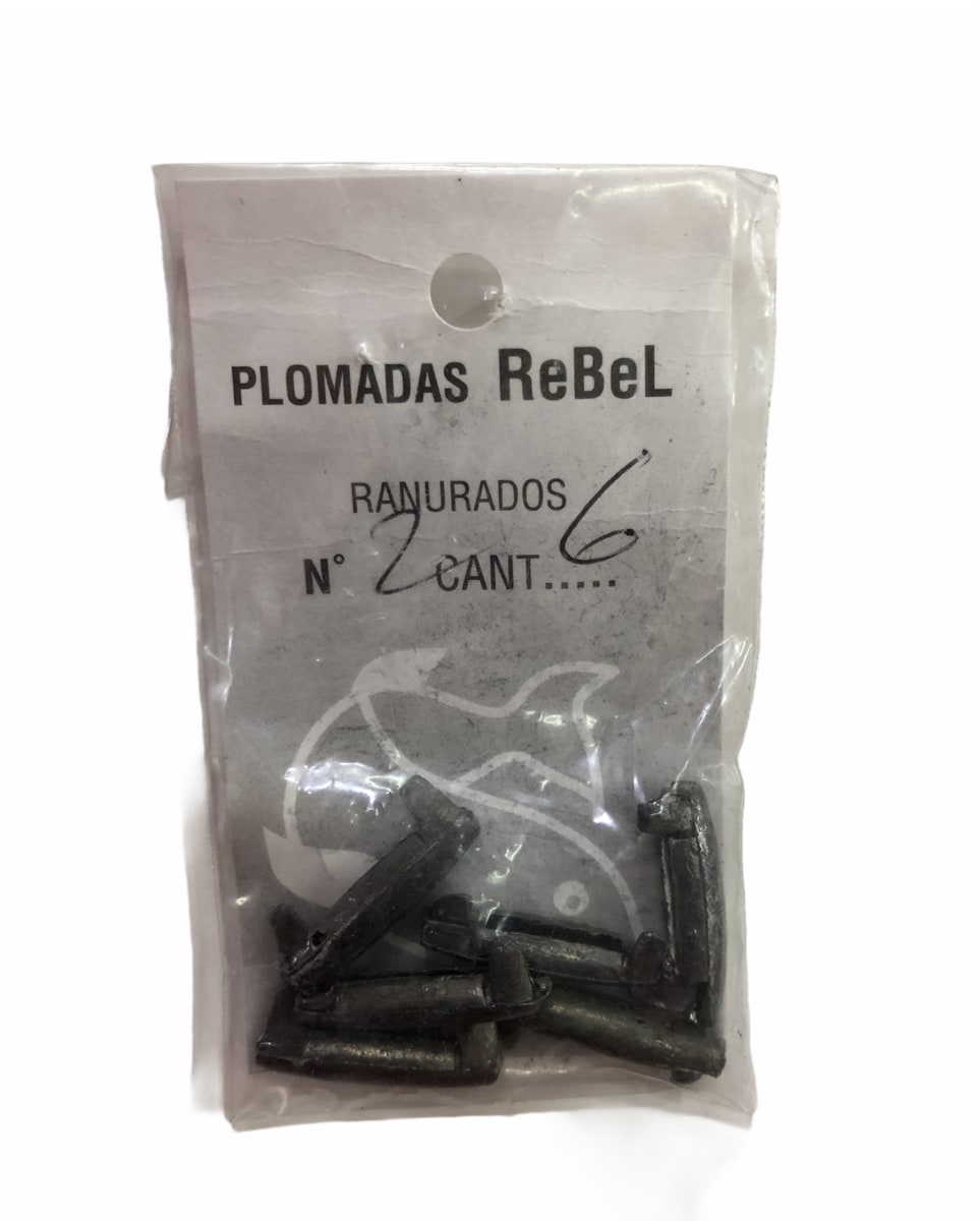 RANURADOS DE PESCA PLOMADAS REBEL3