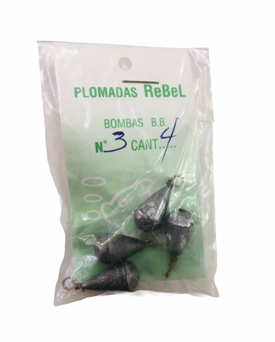 BOMBA DE PESCA PLOMADAS REBEL5