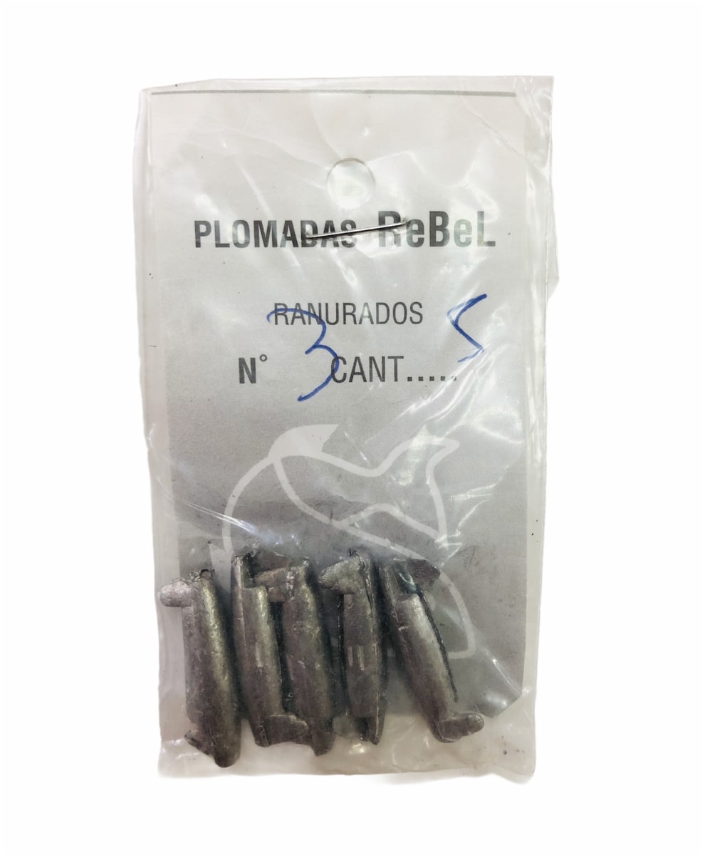 RANURADOS DE PESCA PLOMADAS REBEL2