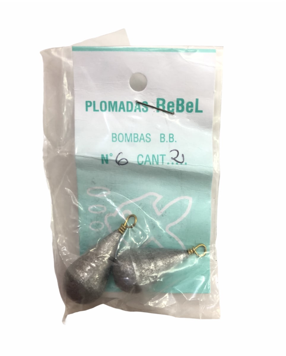 BOMBA DE PESCA PLOMADAS REBEL7