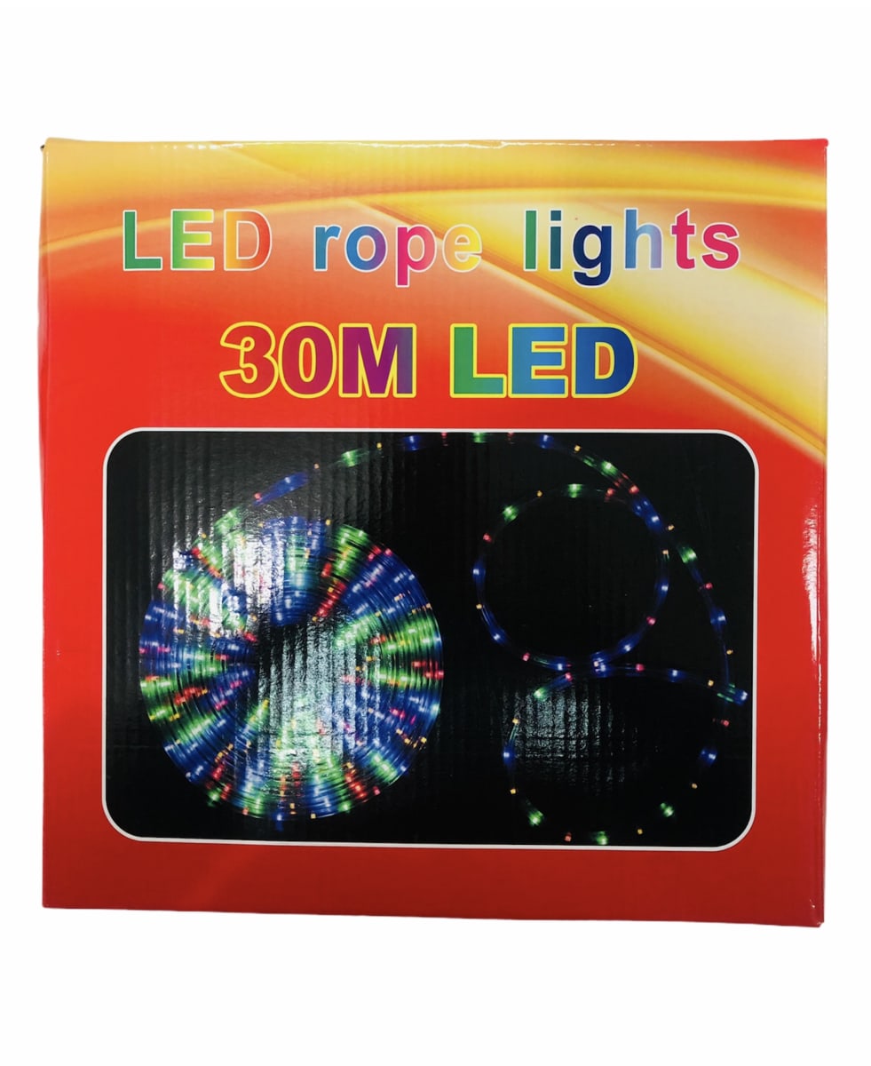LUZ LED MANGUERA 30 MT COLOR AMARILLO 3 POSICIONES 220V L2502