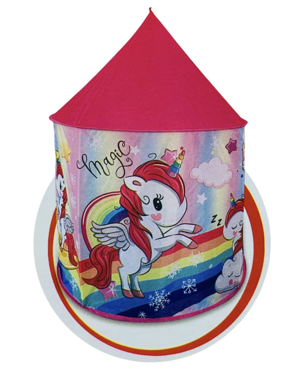 CARPA CASTILLO 3 EN 1 ROSADA UNICORNIO 606-509-33