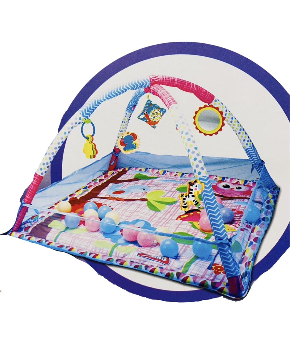 GIMNASIO PARA BEBE C/PELOTAS 30 UNID. AZUL 023-27B 3