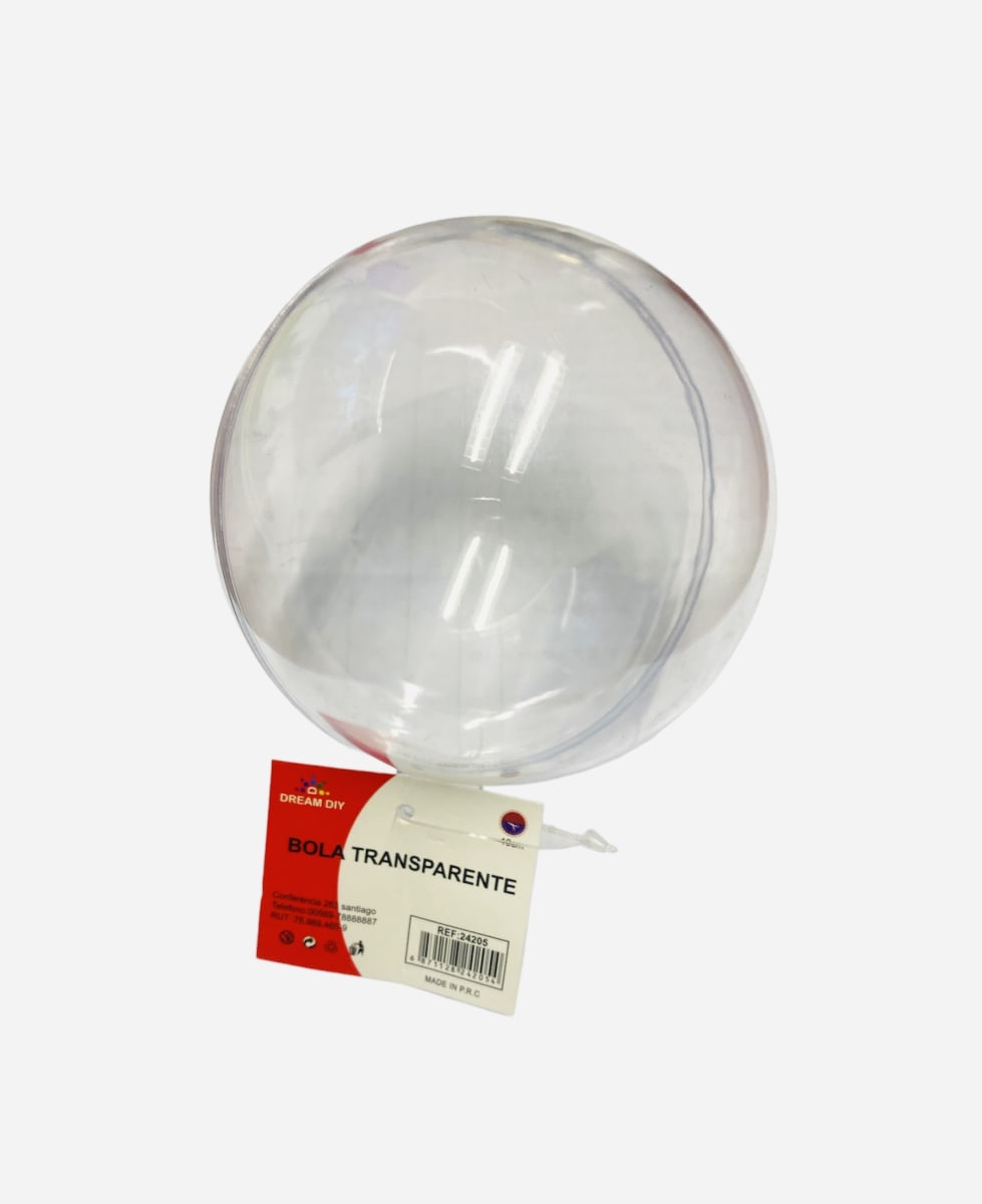 BOLA TRANSPARENTE ACRILICA 10CM. DREAM DIY 24205 3