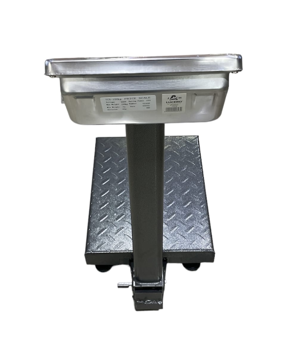 BALANZA PESA 300 KILOS BATERIA RECARGABLE  PLATAFORMA 40X505