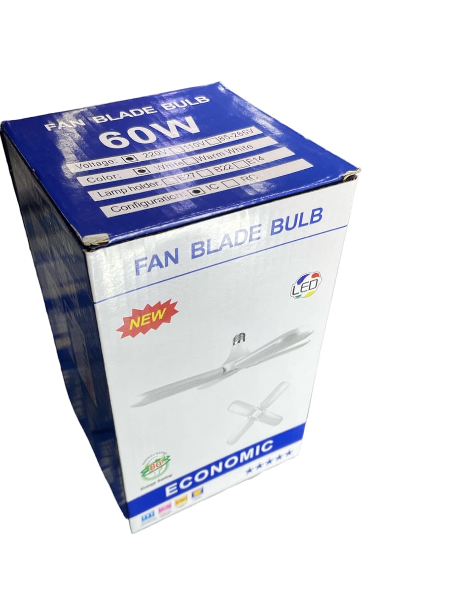 AMPOLLETA 3 PUNTAS LED GRANDE 40CM DIAME.6500K E27 60W KK-0163