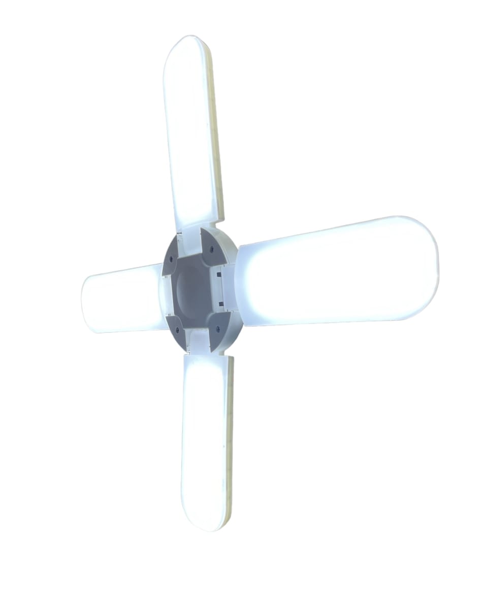 AMPOLLETA 3 PUNTAS LED GRANDE 40CM DIAME.6500K E27 60W KK-0164