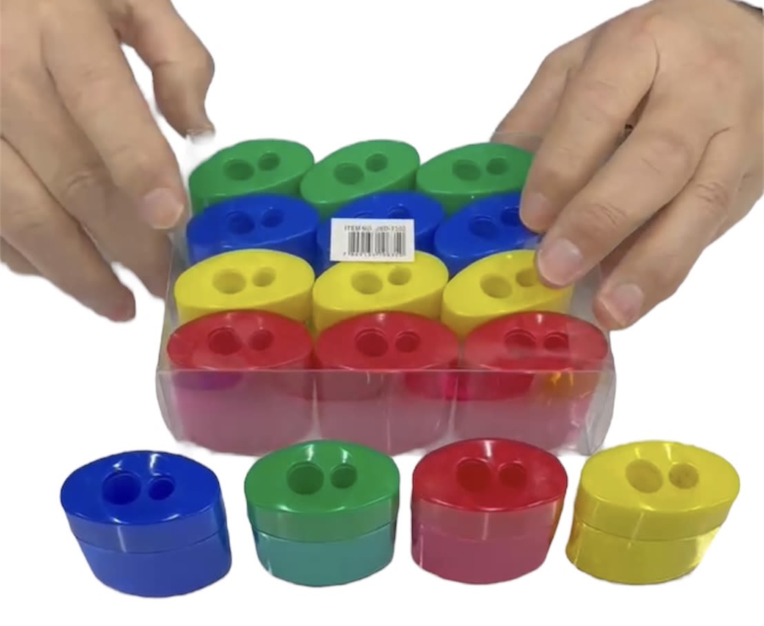 12 SACAPUNTA DOBLE CON DEPOSITO ESCOLAR4