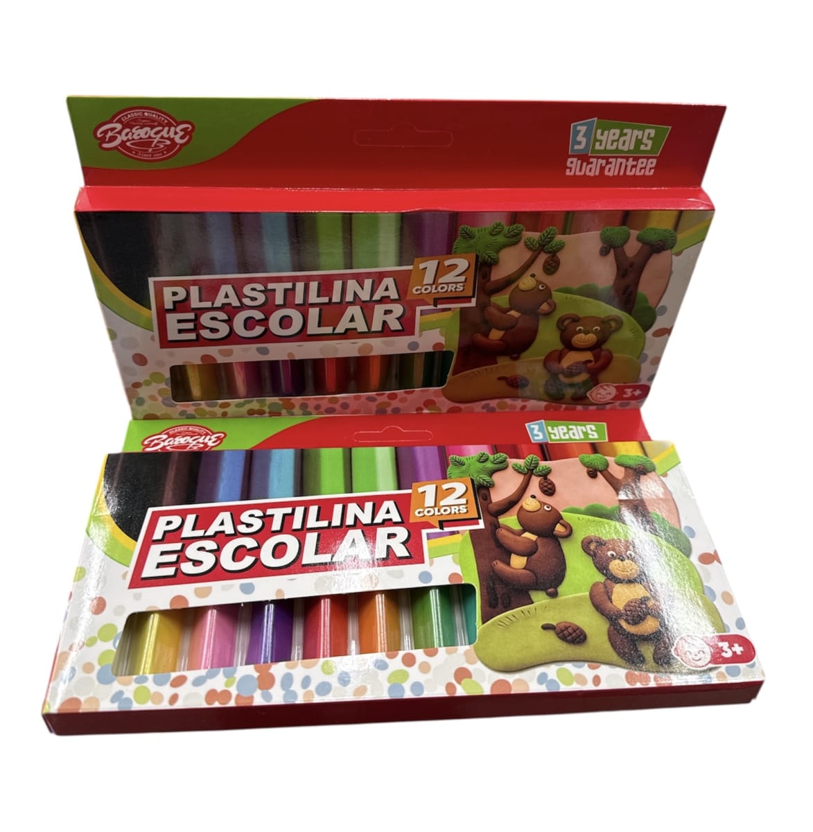 PLASTICINA 12 COLORES TRIANGULAR BACOQUE 8976171