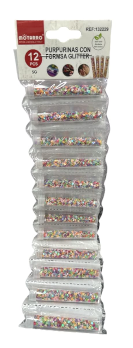 LENTEJUELA X 12 UNID. ESTRELLA 5 GRS MOTARRO 1322293