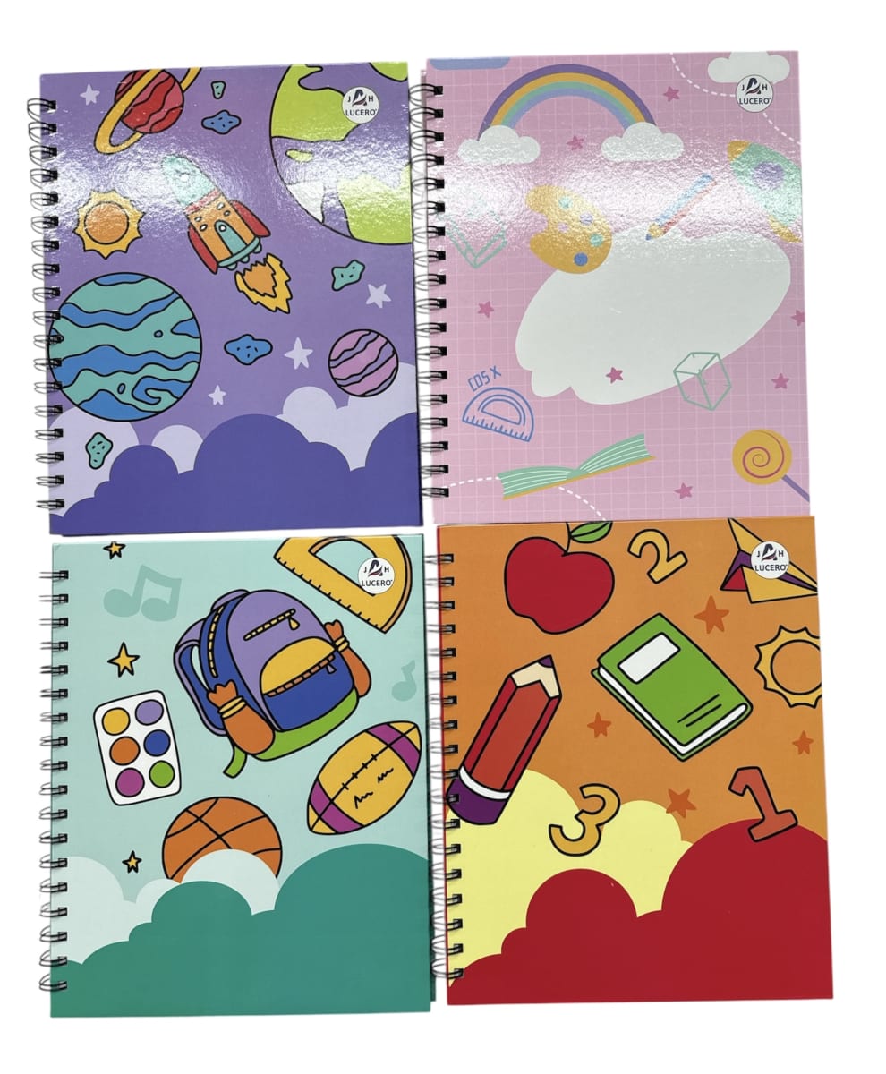 CUADERNO UNIV. MAT. 7 MM. 100 HJAS. TAPA DURA LUCERO 25803 1