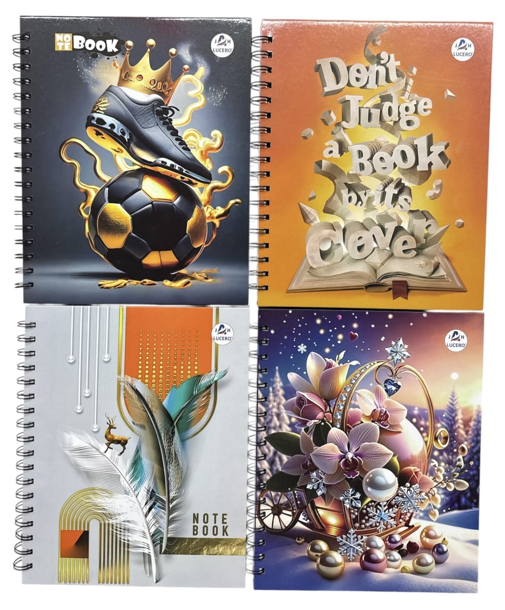 CUADERNO UNIV. MAT. 7 MM. 100 HJAS. TAPA DURA LUCERO 25801 1