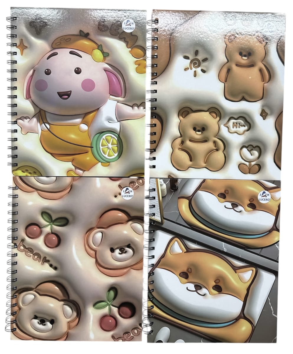 CUADERNO UNIV. MAT. 7 MM. 100 HJAS. TAPA DURA LUCERO 25808 1