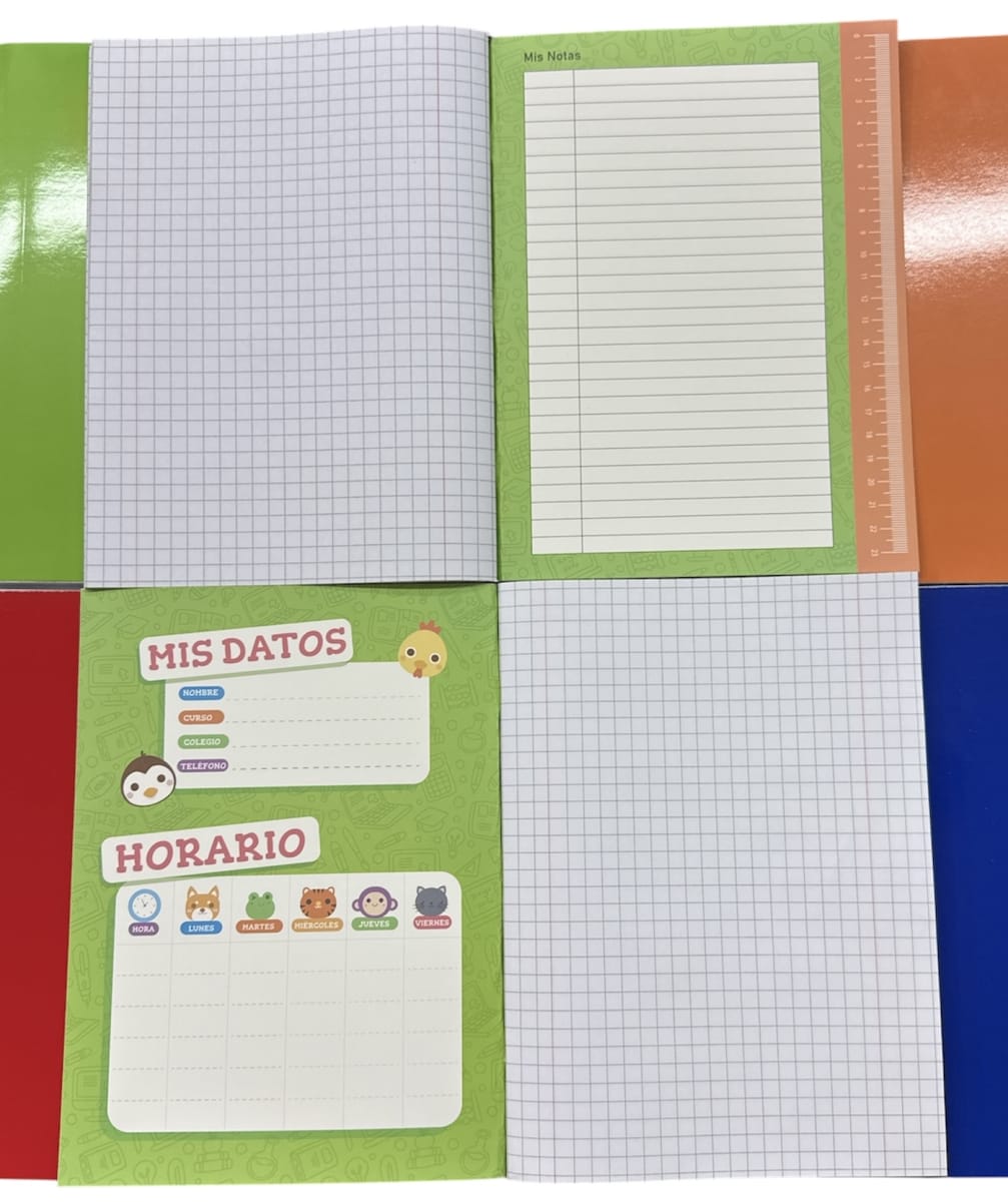 CUADERNO COLLEGE MAT. 7MM 100 HJS. 17.5x24 CM. LUCERO 245004