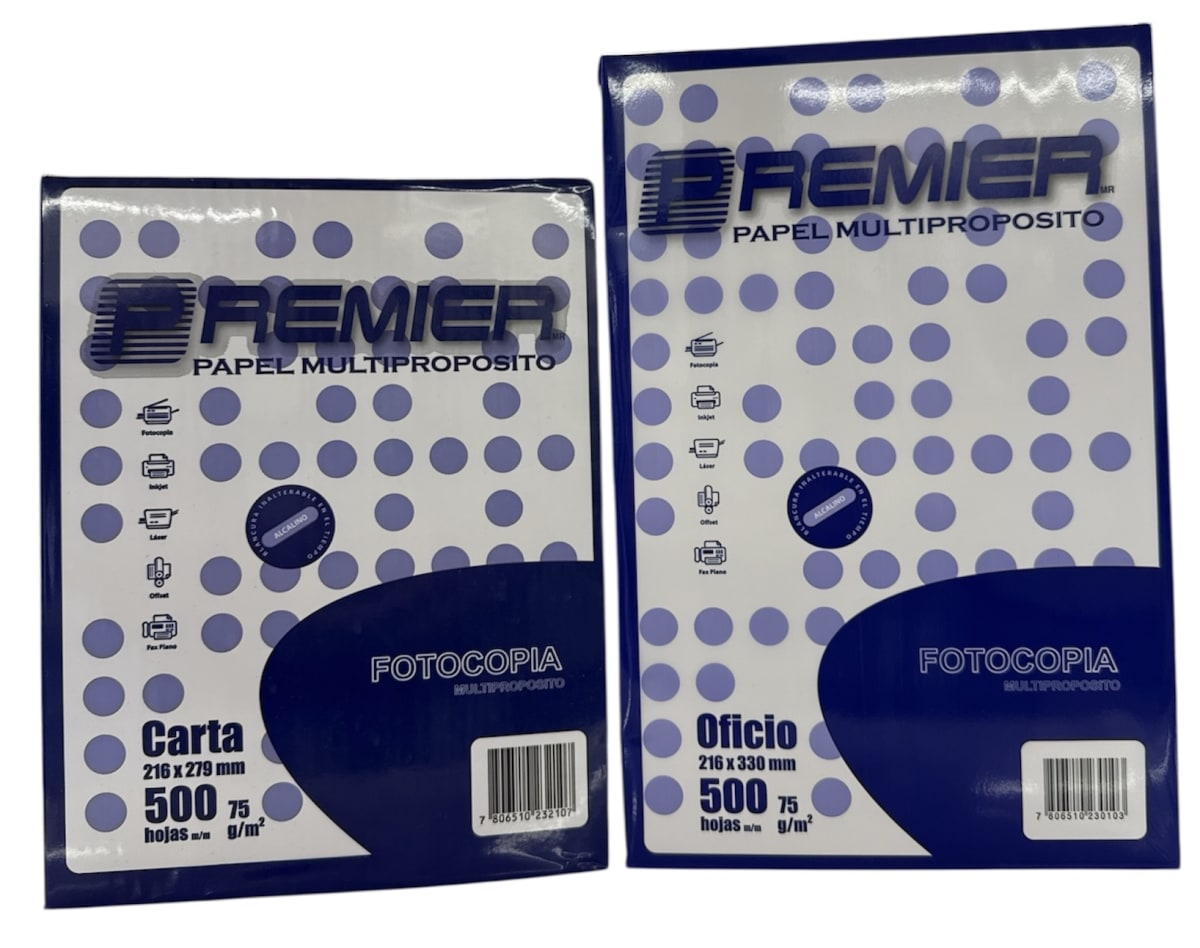 RESMA CARTA 500 HOJA 75 GRS 1