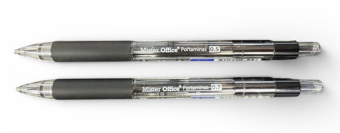 PORTAMINA CON GRIP CUERPO PLASTICO MISTER OFFICE 81027  81028 2