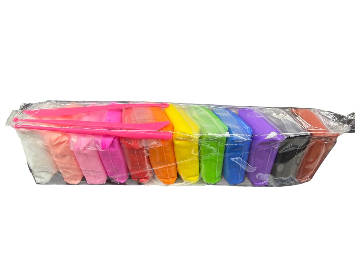 MASA FOAMY CHICA MOLDEAR 12 COLORES EN BOLSA 95GRS YOKO NT-8952