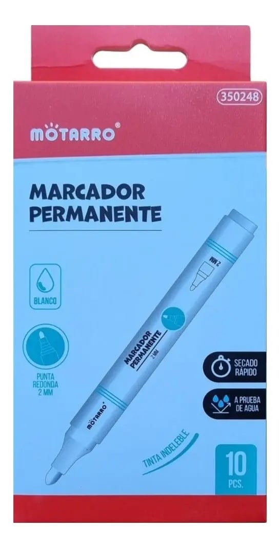 PLUMON PERMANENTE BLANCO 2MM OLEO MOTARRO 35024872