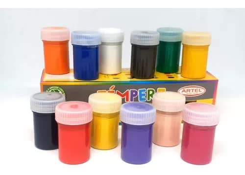 TEMPERA 12+2 COLORES 15 ML ARTEL 100206062