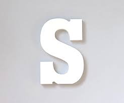 LETRAS DE MADERA BLANCO 11 CM21