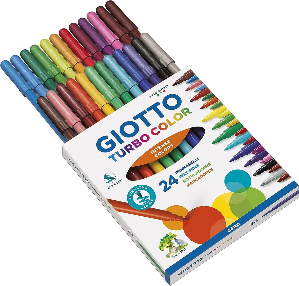 LAPIZ SCRIPTO 24 COL. TURBO DELGADO GIOTTO 4170002