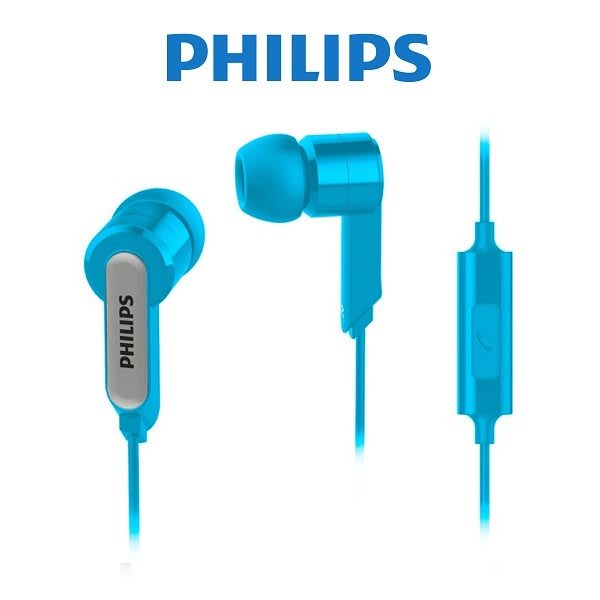 AUDIFONO AZUL PHILIPS IN-EAR CON MICROFONO 006984 35022